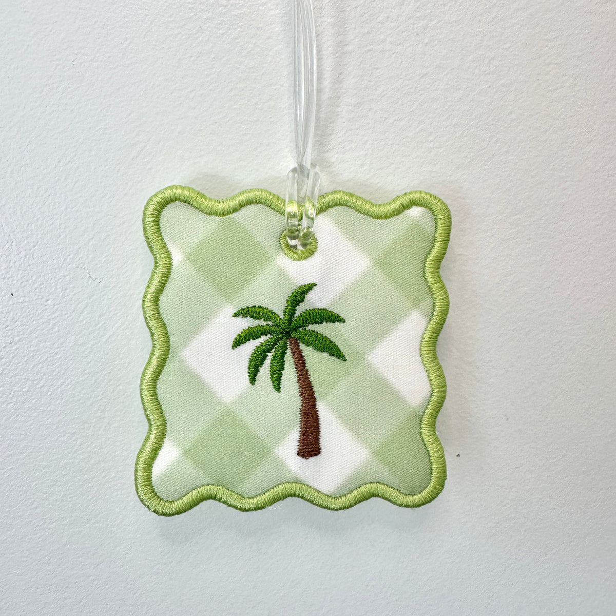 Green Palm Bag Tag