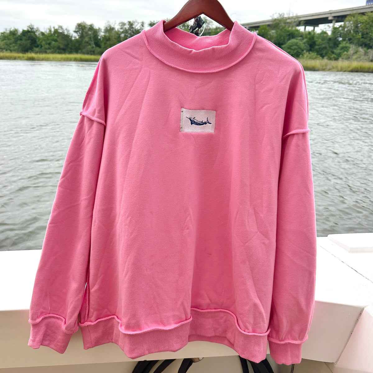 Pink Release Flag Mockneck