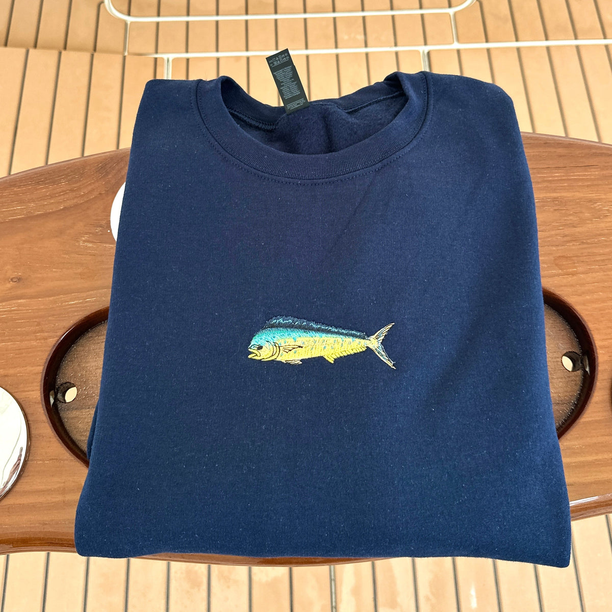 Navy Mahi Crewneck